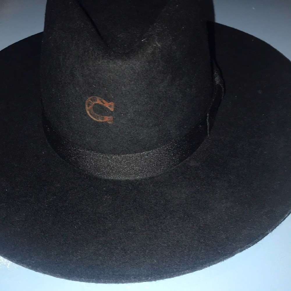 Charlie Horse felt flat brim size Small only worn 1 x